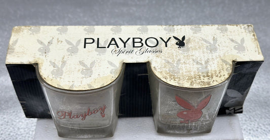 Playboy 9cm Spirit Glasses 2009 - New Old Stock 5261