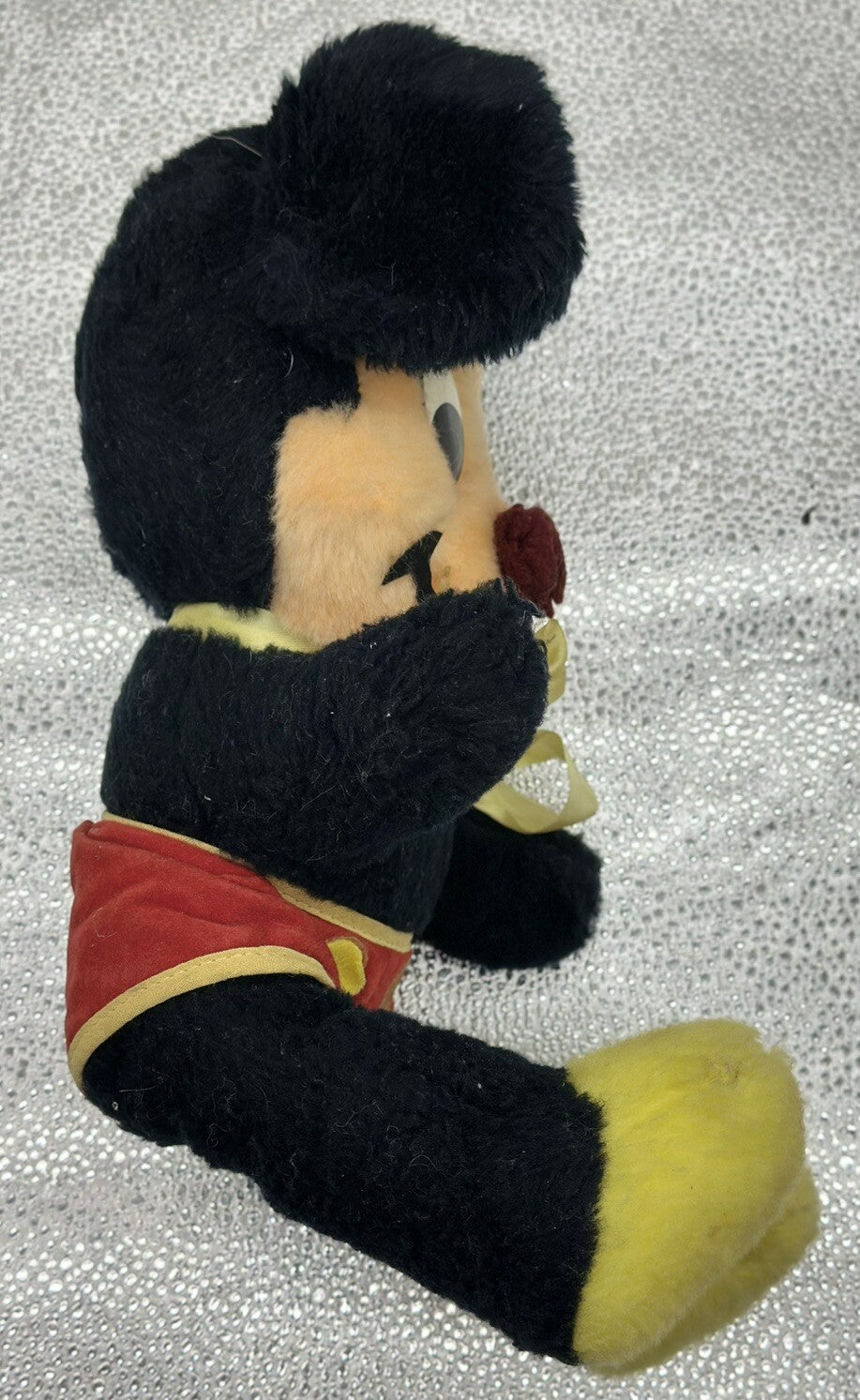 Vintage Walt Disney Productions Mickey Mouse Plush Doll, made in the U.S.A. 5063