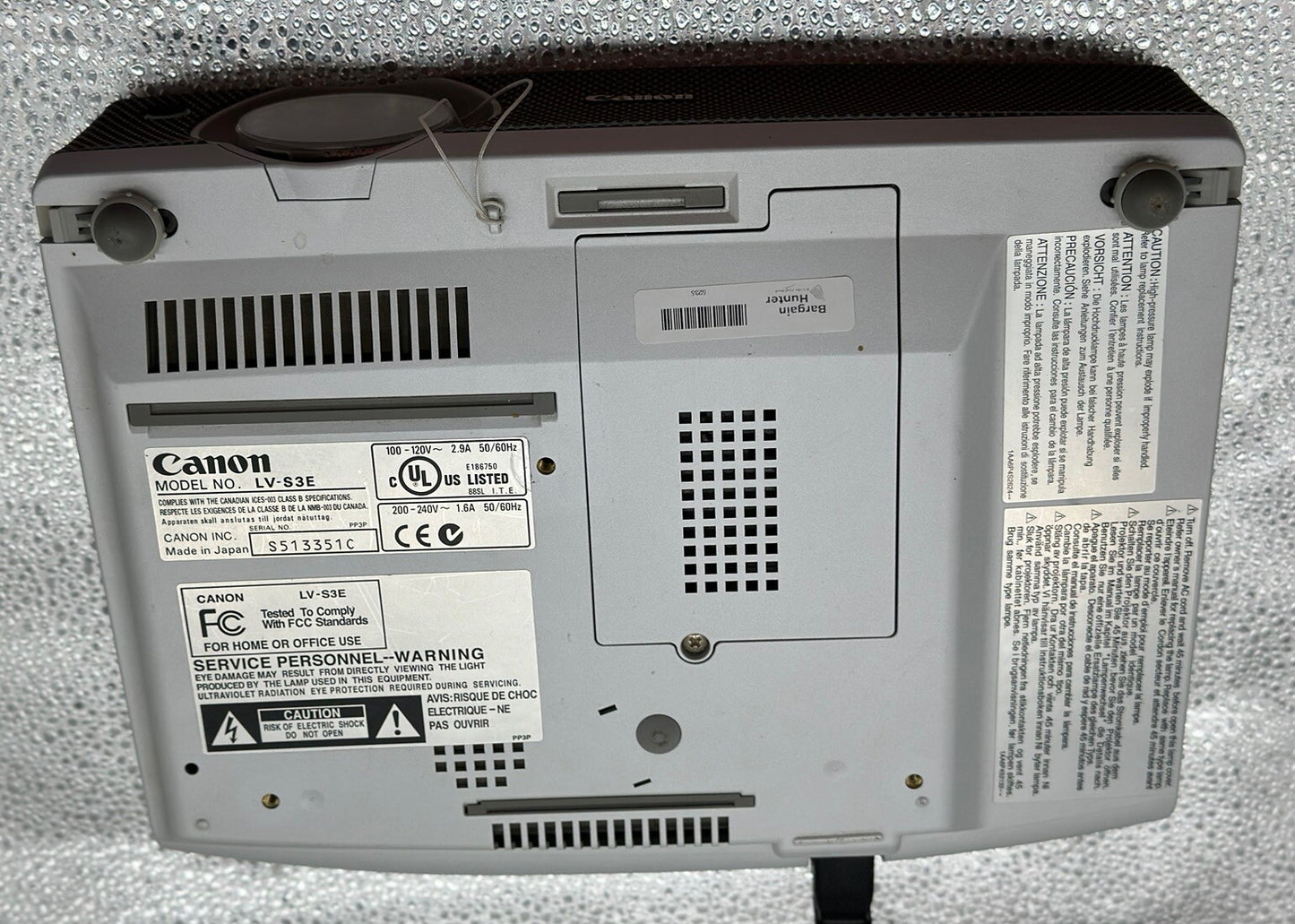 Canon LV-S3E Home Projector Tested And Working In Good Condition - 5235