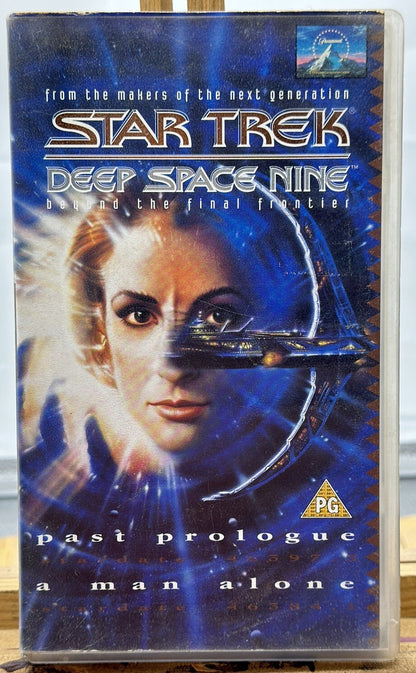 Star Trek - Past Prologue A Man Alone - VHS Video Tape - In OK Condition - 5385