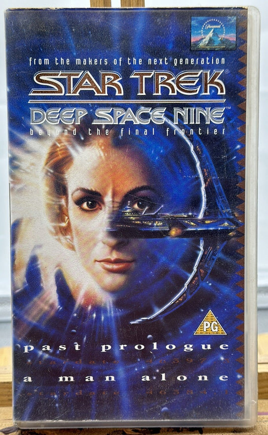 Star Trek - Past Prologue A Man Alone - VHS Video Tape - In OK Condition - 5385