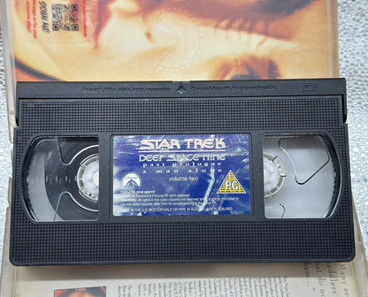 Star Trek - Past Prologue A Man Alone - VHS Video Tape - In OK Condition - 5385