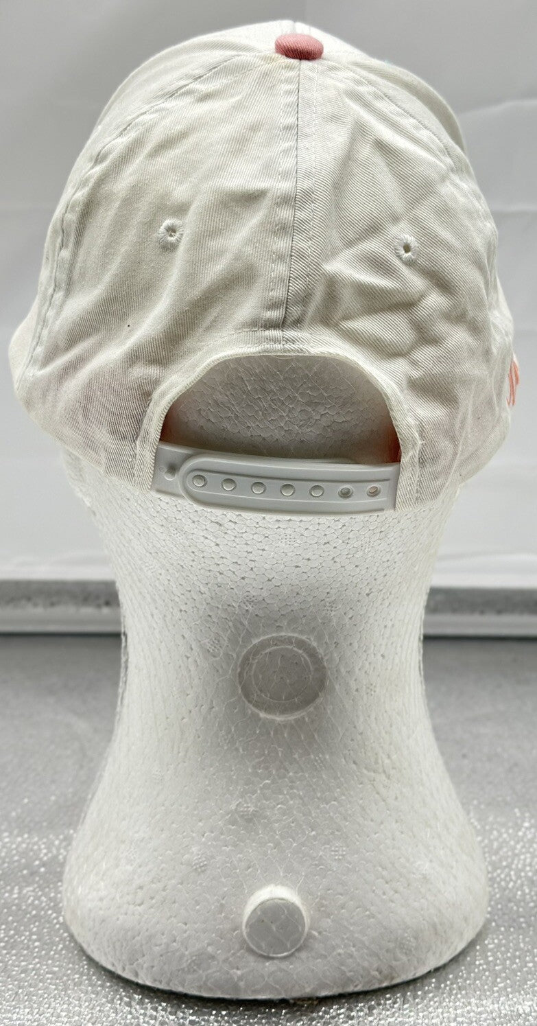 Uint White / Pink - Cap / Hat / Baseball Cap/ Snapback In VGC 5483