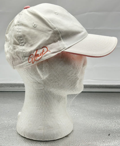 Uint White / Pink - Cap / Hat / Baseball Cap/ Snapback In VGC 5483
