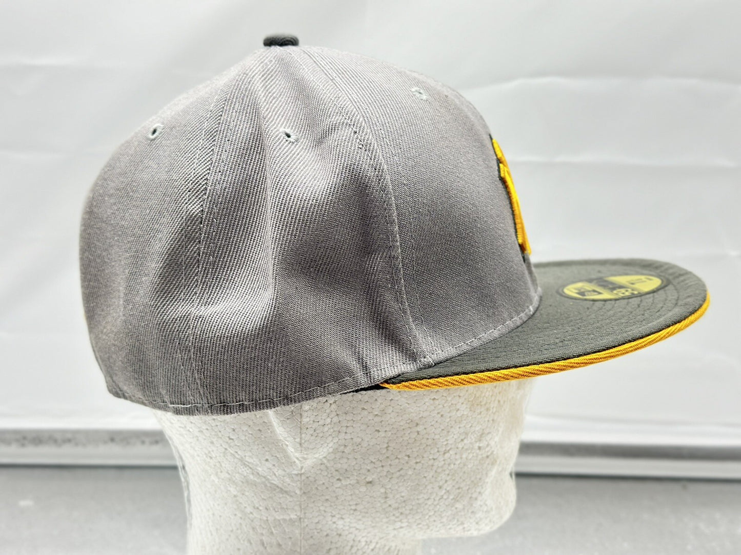 New York Baseball Grey Size 57cm Cap/Hat /Baseball Cap/Snapback In Good Con 3562