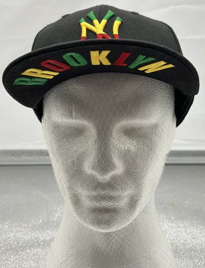 New York Baseball Black Size 58cm Cap/Hat /Baseball Cap/Snapback In VGC 4345