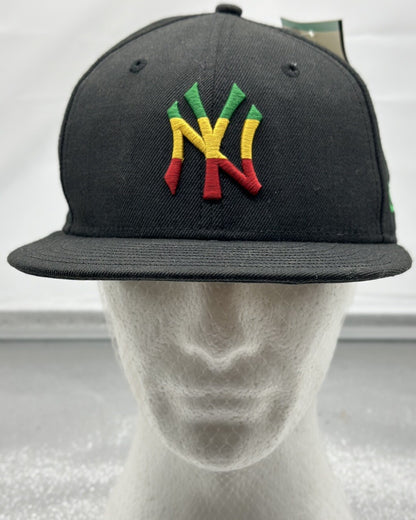 New York Baseball Black Size 58cm Cap/Hat /Baseball Cap/Snapback In VGC 4345