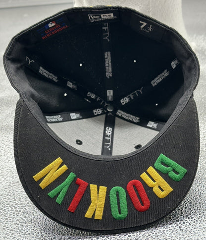 New York Baseball Black Size 58cm Cap/Hat /Baseball Cap/Snapback In VGC 4345