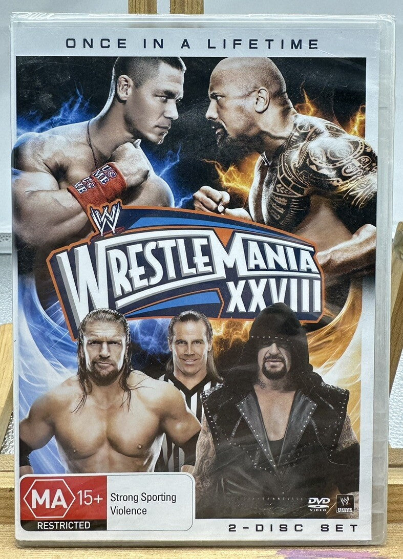 WWE Wrestlemania XXVIII 18 DVD Brand New Sealed 5547