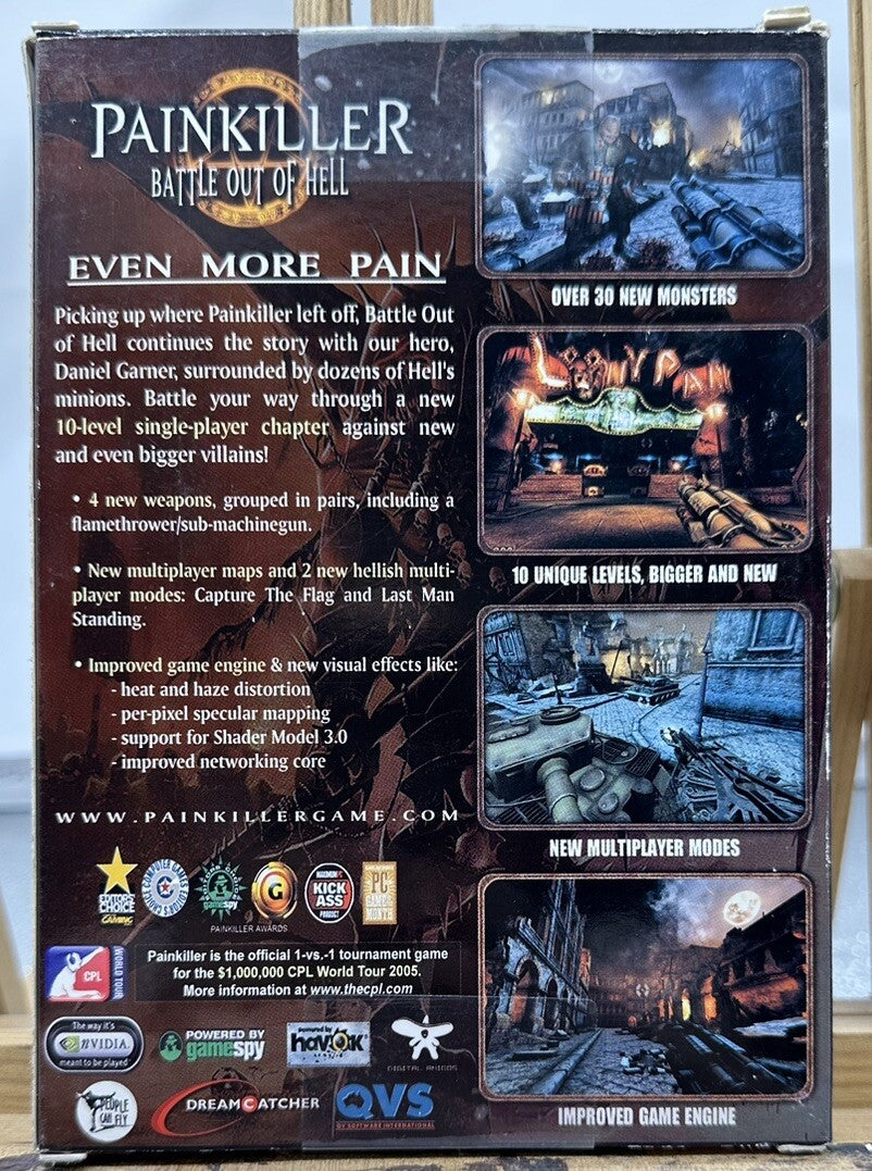 Painkiller Battle Out Of Hell Expansion Pack PC Game In Good Condition - 5497
