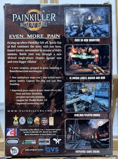 Painkiller Battle Out Of Hell Expansion Pack PC Game In Good Condition - 5497