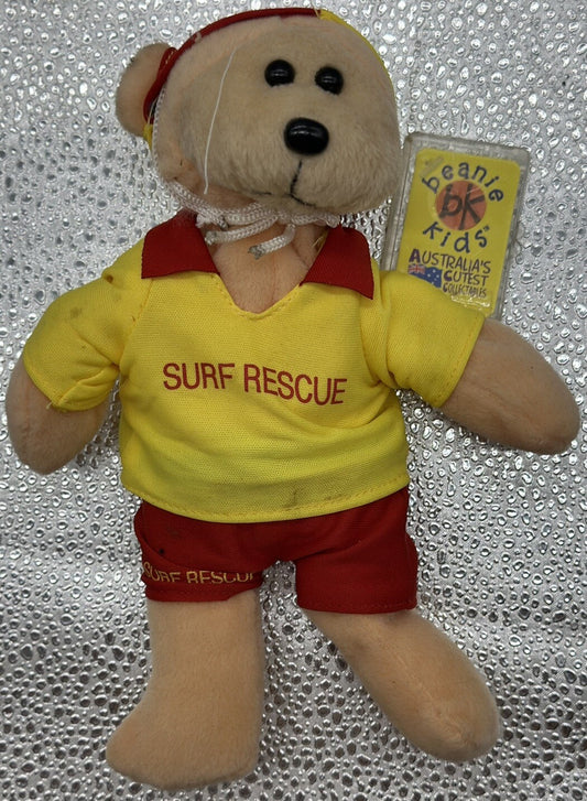 BEANIE KIDS Ky Surf Rescue Life Saving Australia 2007 Soft Plush Toy Doll In GC
