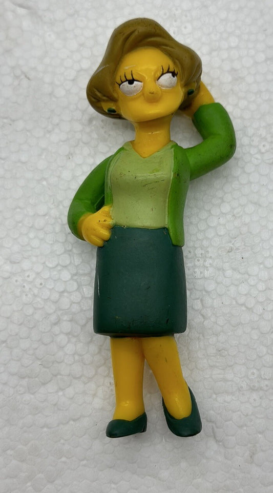 The Simpsons TPF Figure - Edna Krabappel Toy In Ok Condition 4788