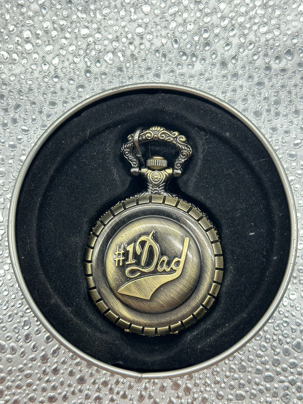 Homeart Classic Pocket Watch Quartz No.1 Dad In Good Condition 4804