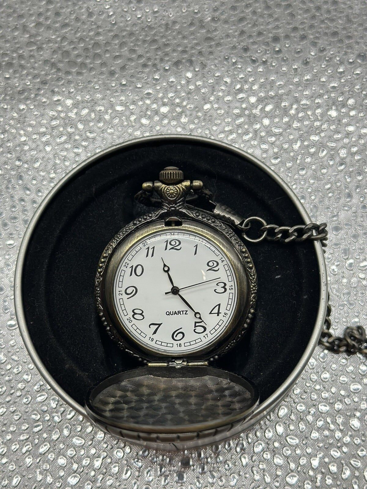 Homeart Classic Pocket Watch Quartz No.1 Dad In Good Condition 4804