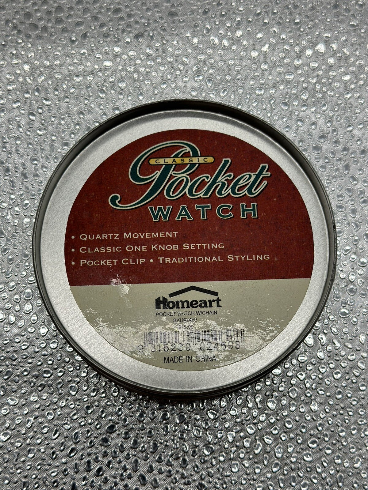 Homeart Classic Pocket Watch Quartz No.1 Dad In Good Condition 4804