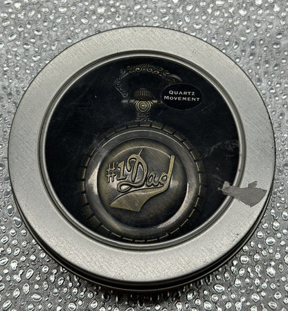 Homeart Classic Pocket Watch Quartz No.1 Dad In Good Condition 4804