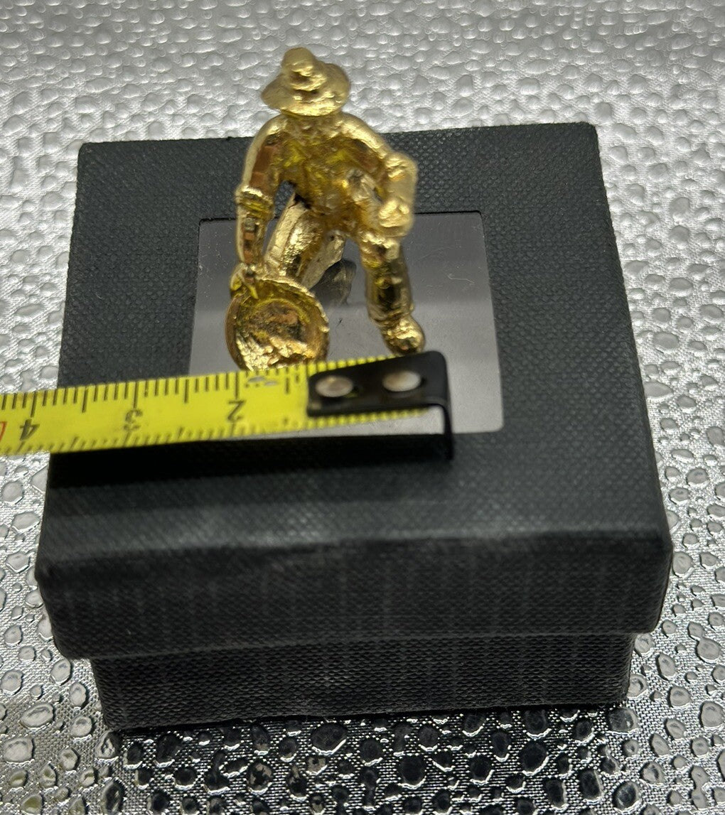 Gold Panner 22k Gold Plated Figure Made In Australia KFGF88130 In VGC 4798