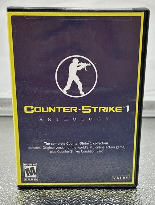 Counter-Strike 1 Anthology PC Game In Good Condition MISSING DISC 1 - 5500