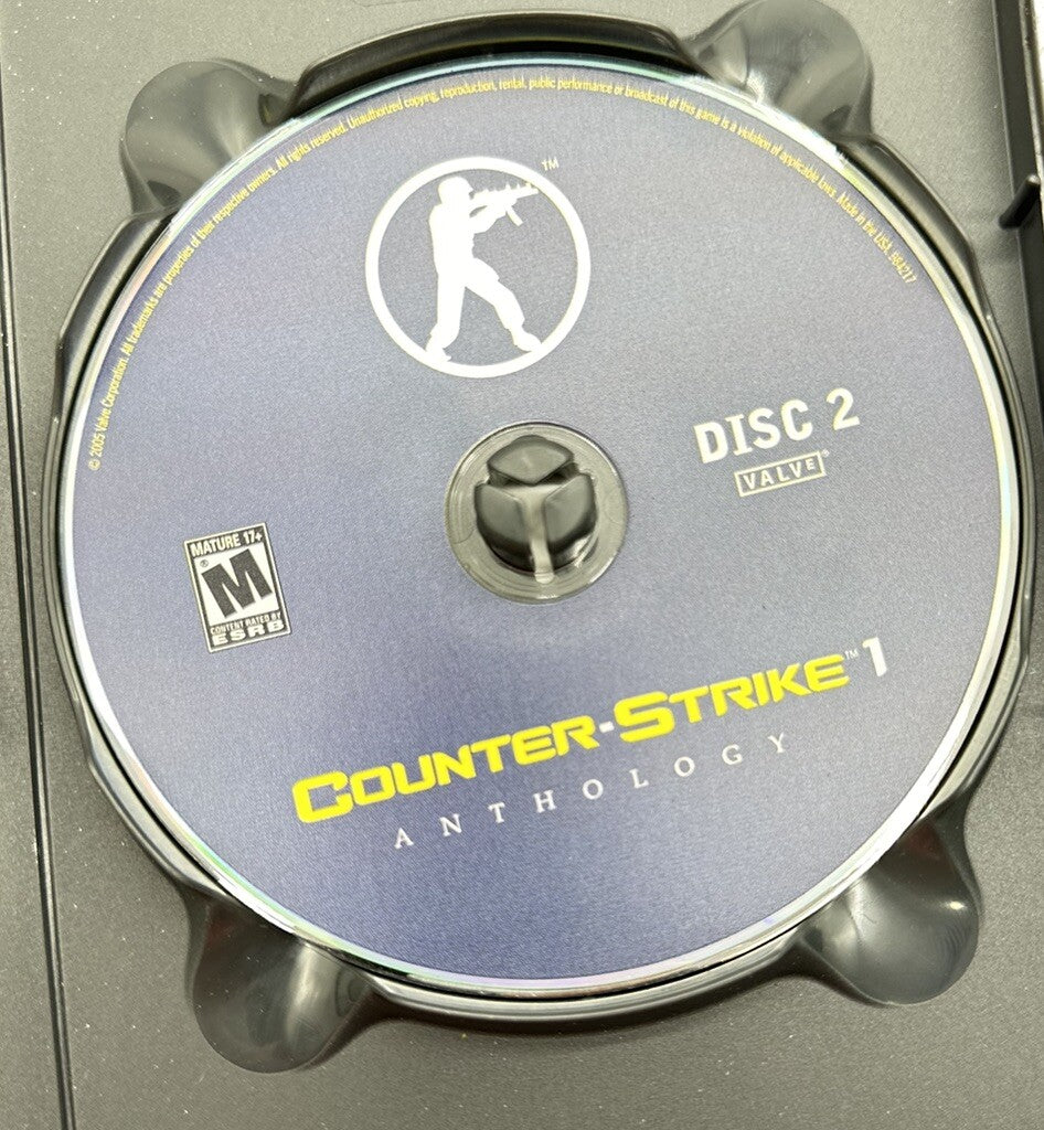 Counter-Strike 1 Anthology PC Game In Good Condition MISSING DISC 1 - 5500