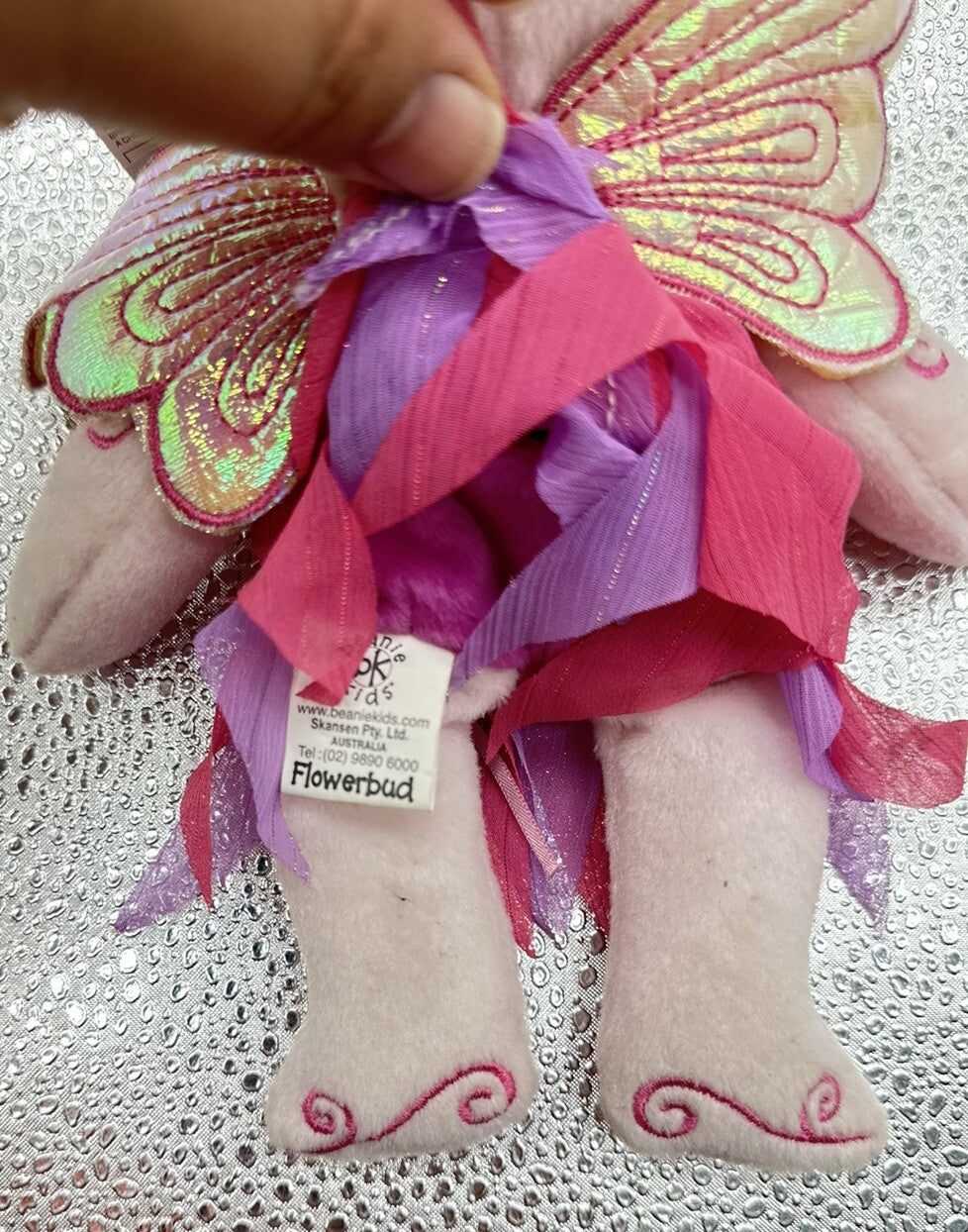 BEANIE KIDS FLOWERBUD THE FAIRY BEAR in good condition 4989