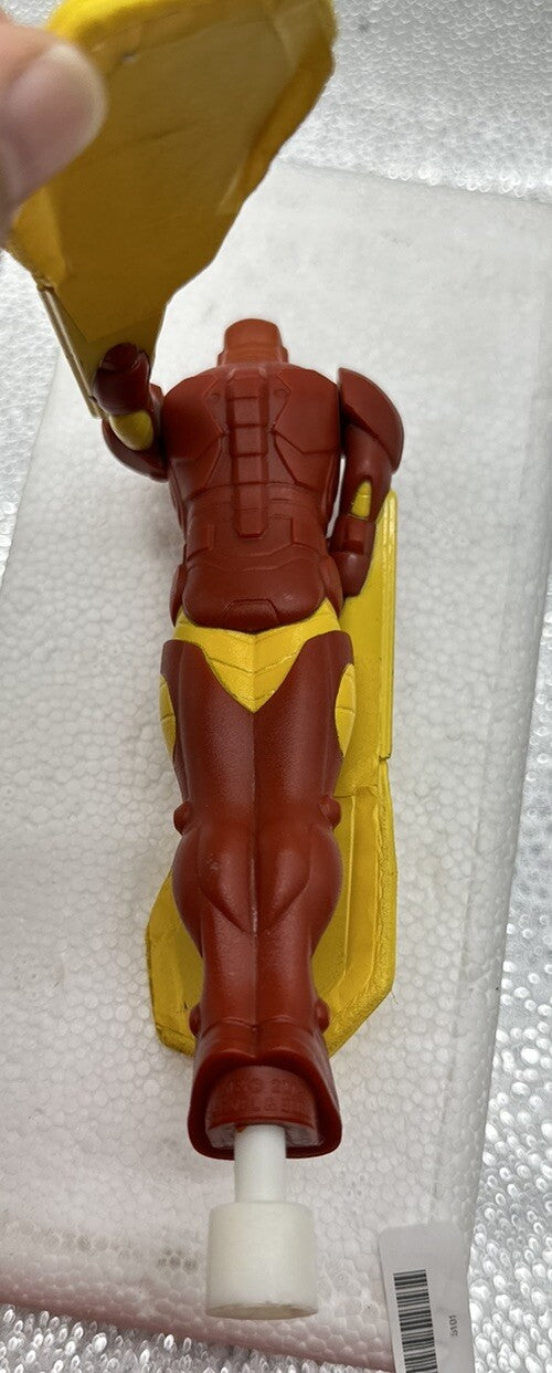Iron Man 2014 Spinner Flyer Toy Missing Launcher 17cm In Good Condition 5101