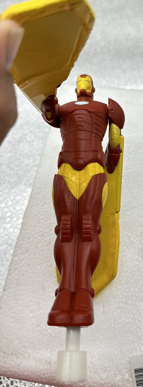 Iron Man 2014 Spinner Flyer Toy Missing Launcher 17cm In Good Condition 5101