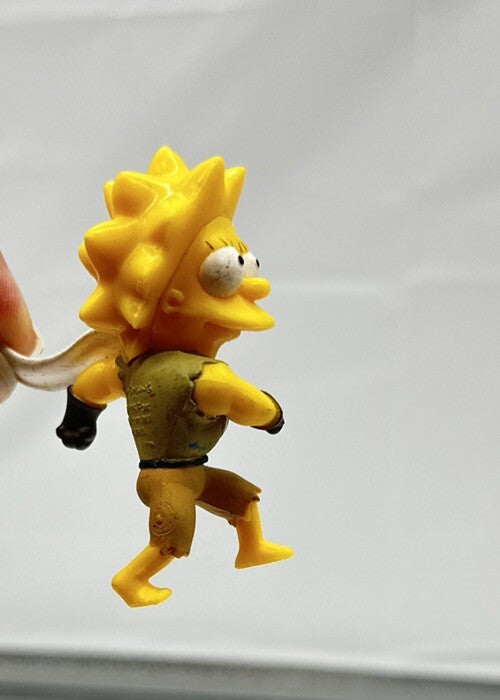 The Simpsons TPF Figure - Lisa Clobber Girl Toy In Ok Condition 4768