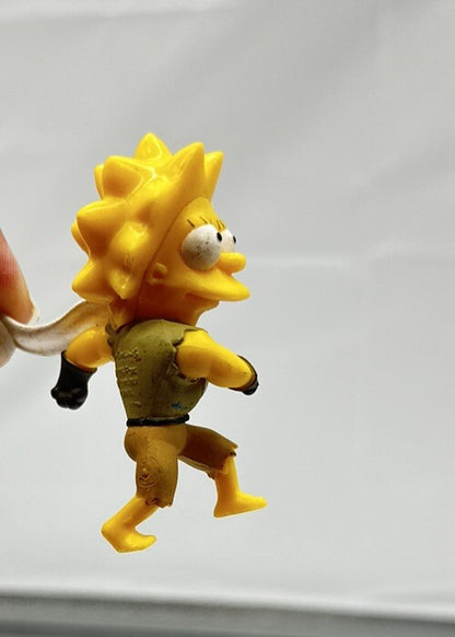 The Simpsons TPF Figure - Lisa Clobber Girl Toy In Ok Condition 4768