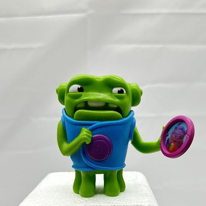 McDonalds Home Action Figure Green Alien Mirror 2015 DWA In Good Condition 4715