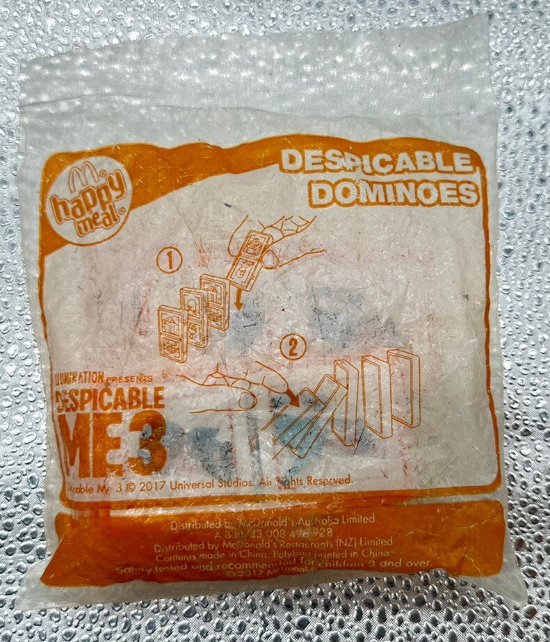 McDonalds Despicable Me 3 Dominoes New Sealed 4902