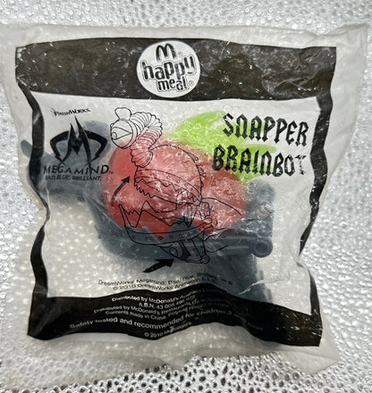 McDonalds Megamind Snapper Brainbot New Sealed 4855
