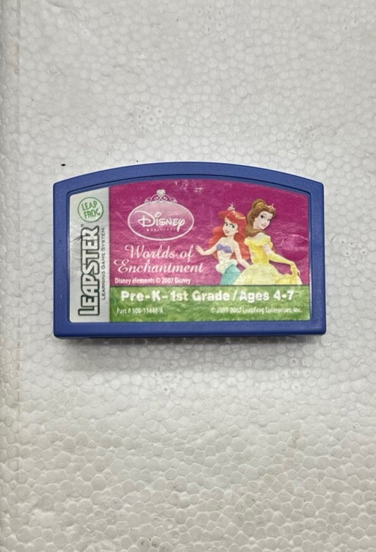 Leap Frog Leapster Disney Worlds Of Enchantment Cart Only 5245