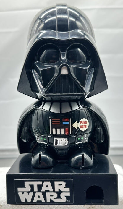 Star Wars Darth Vader Sound Effects Gumball Dispenser Missing Back Piece 5336