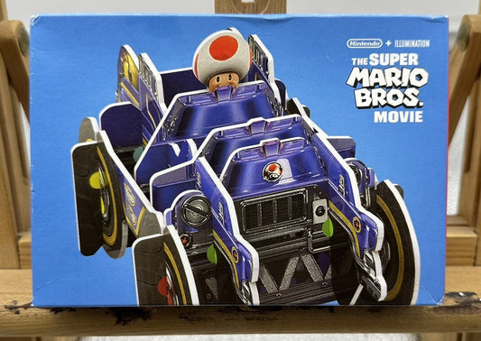 The Super Mario Bros Movie Toy Toad Kart - McDonalds Toy In Good Condition 5775