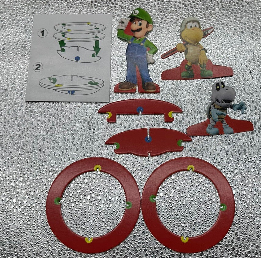 The Super Mario Bros Movie Toy Luigi - McDonalds Toy In Good Condition 5776