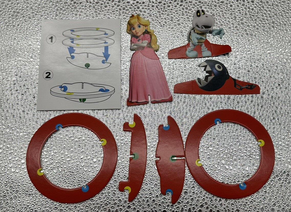 The Super Mario Bros Movie Toy Princess Peach - McDonalds Toy 5773