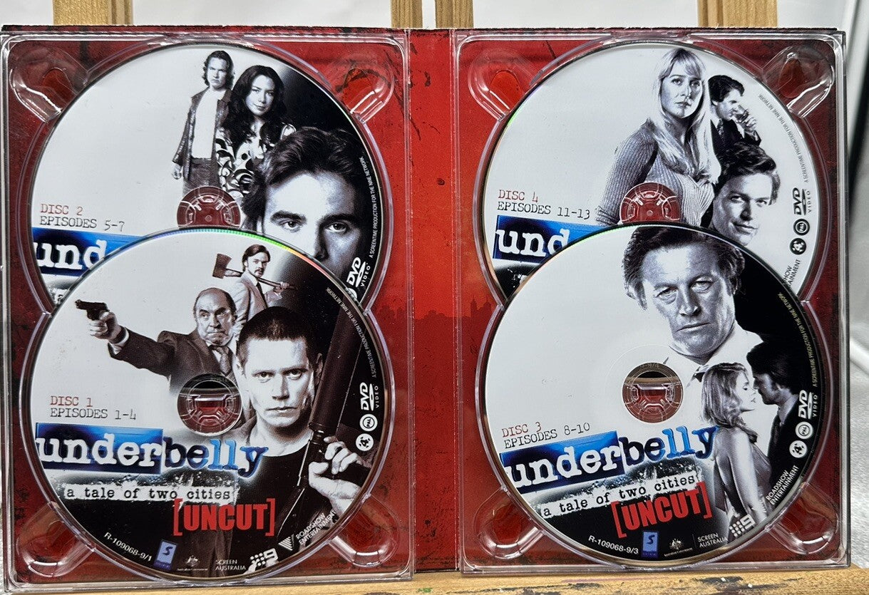 Underbelly A Tale Of Two Cities Uncut DVD In Good Condition