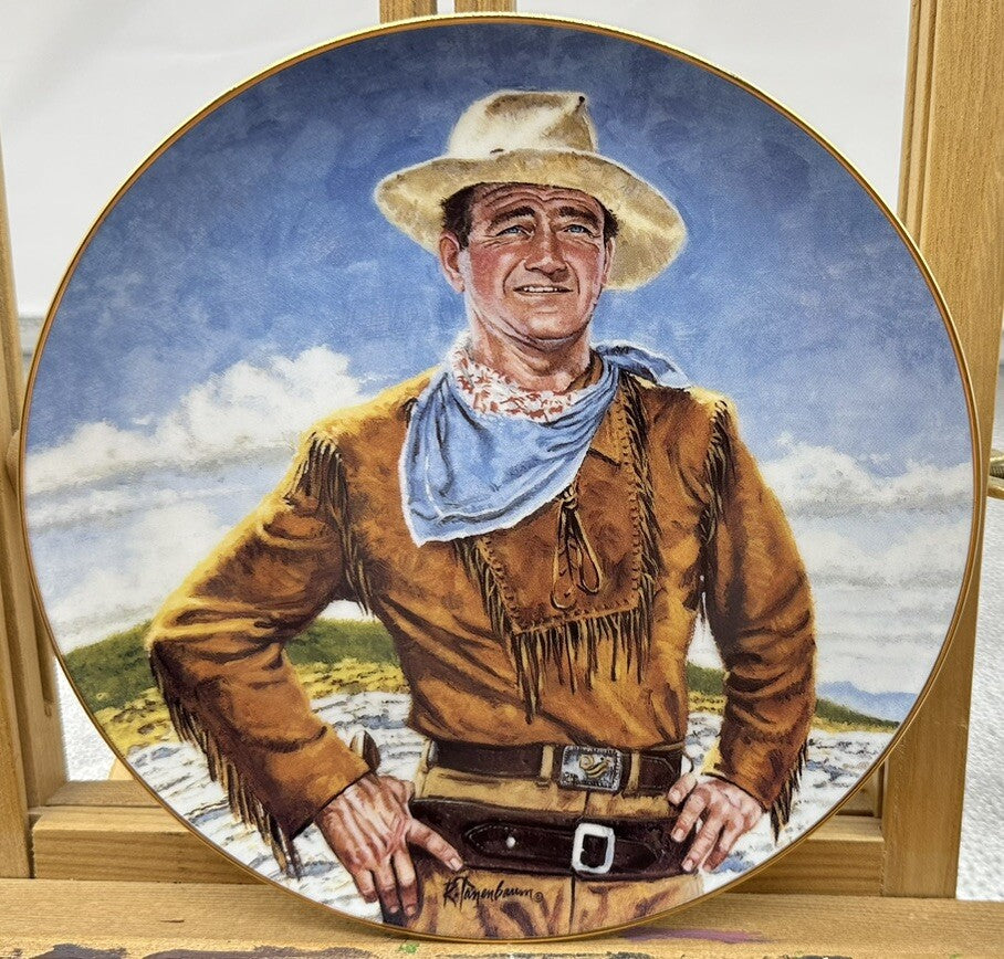 "THE DUKE" "Franklin Mint Heirloom" Collector Plate Limited Edition. 5032