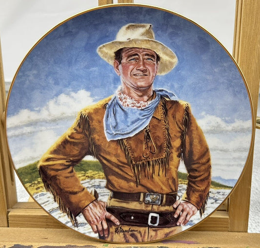 "THE DUKE" "Franklin Mint Heirloom" Collector Plate Limited Edition. 5032