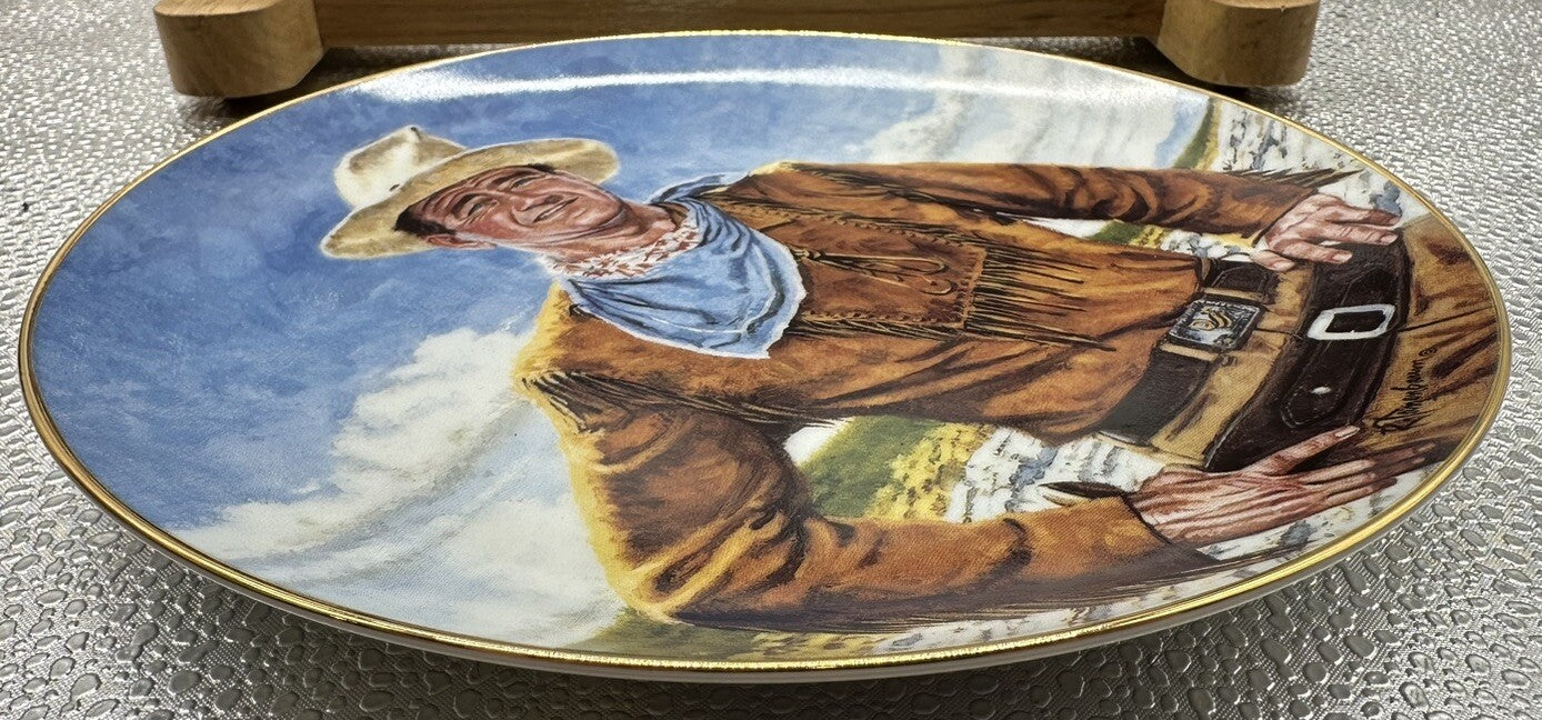 "THE DUKE" "Franklin Mint Heirloom" Collector Plate Limited Edition. 5032