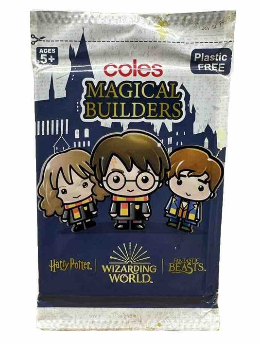 Coles Magical Builders - Harry Potter Collectables - New Unopened Sealed Pack