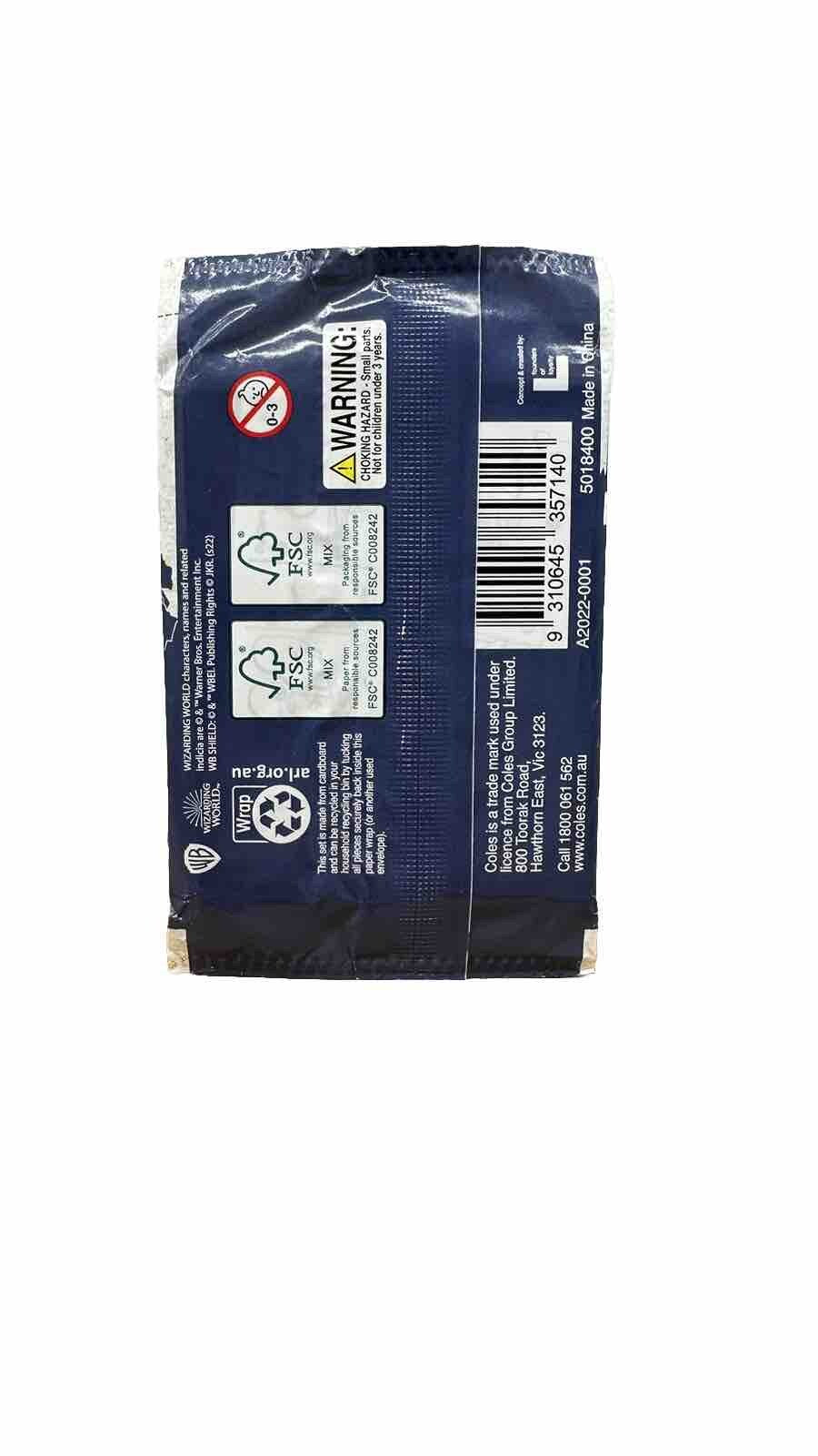 Coles Magical Builders - Harry Potter Collectables - New Unopened Sealed Pack