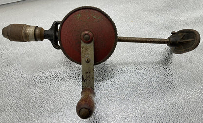 Mit-a-mit No.50 Breast Chest Drill Vintage Mit A Mit Hand Drill In OK Condition