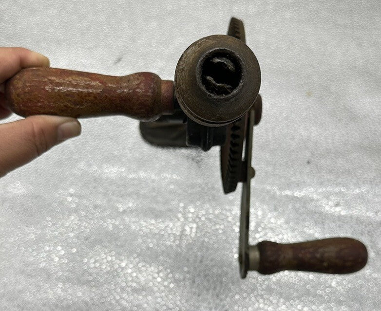 Mit-a-mit No.50 Breast Chest Drill Vintage Mit A Mit Hand Drill In OK Condition