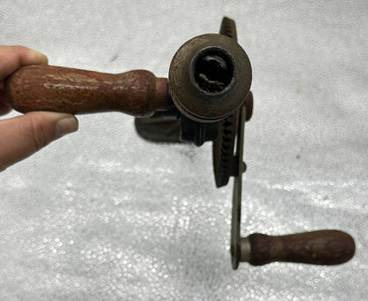 Mit-a-mit No.50 Breast Chest Drill Vintage Mit A Mit Hand Drill In OK Condition