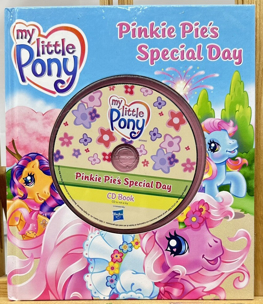 My Little Pony Pinkie Pie's Special Day Kids Book With CD Book In Good Condition