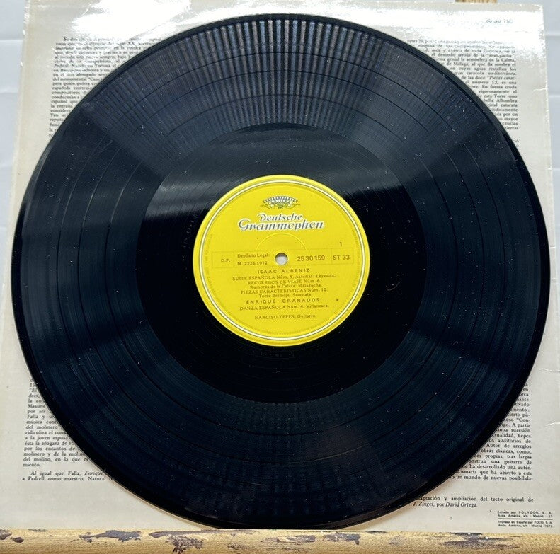 Narciso Yepes Musica Espanola - Vinyl Record In Good Condition