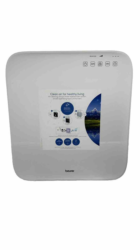 Beurer Triple Filter Indoor Automatic Ultraviolet Home Air/Dust Purifier LR310
