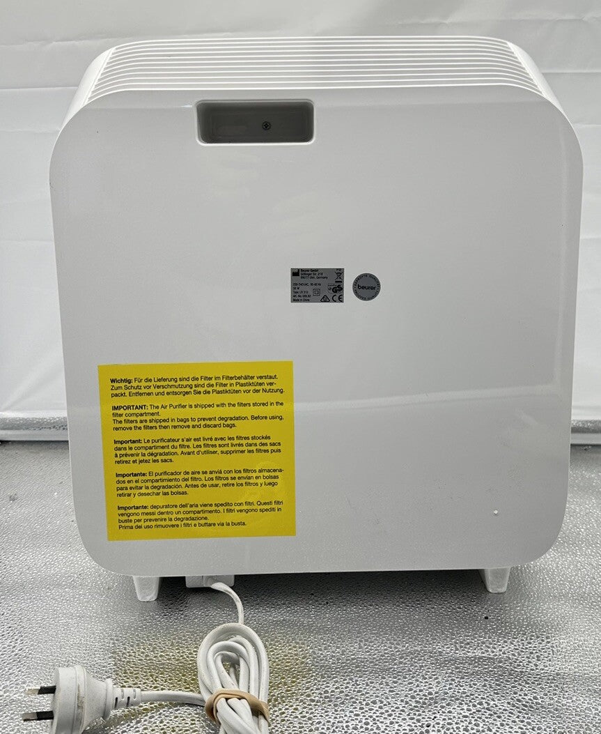 Beurer Triple Filter Indoor Automatic Ultraviolet Home Air/Dust Purifier LR310
